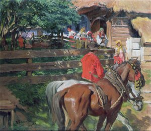 マッチメイキング、1900年頃 作： Wlodzimierz Tetmajer